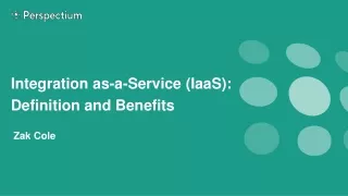Integration as a Service (IaaS) – Definition and Benefits