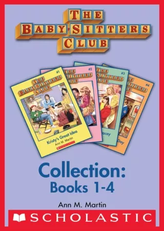 READ [PDF] The Baby-Sitters Club Collection: Books 1-4