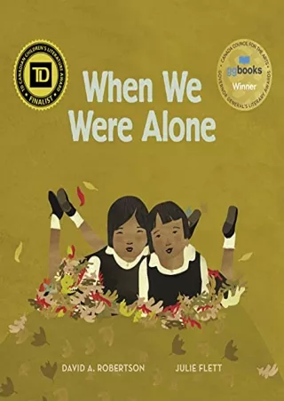 Download Book [PDF] When We Were Alone