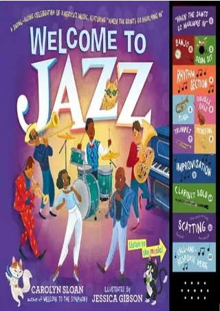 DOWNLOAD/PDF Welcome to Jazz: A Swing-Along Celebration of America's Music, Featuring 'When