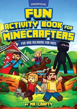 PDF_ Fun Activity Book for Minecrafters: An Unofficial Minecraft Book Coloring,