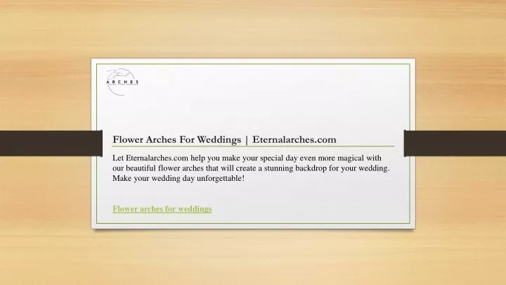 flower arches for weddings eternalarches com