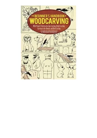 Kindle online PDF The Beginners Handbook of Woodcarving With Project Patterns for Line Carving Relief Carving Carving in