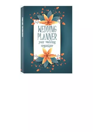 Download Wedding Planner – You Wedding Organizer Budget Planning and Checklist Notebook Undated Wedding Planner Book and