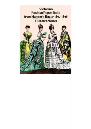 Download PDF Victorian Fashion Paper Dolls from Harpers Bazar 18671898 Dover Victorian Paper Dolls for ipad