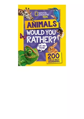 Ebook download Would you rather Animals A funfilled family game book National Geographic Kids for android