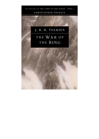 Download PDF The War of the Ring The History of The Lord of the Rings Part Three The History of MiddleEarth Vol 8 Histor