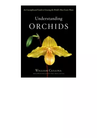 Download Understanding Orchids An Uncomplicated Guide to Growing the Worlds Most Exotic Plants free acces