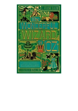 Ebook download The Wonderful Wizard of Oz Interactive MinaLima Edition Illustrated with Interactive Elements Minalima Cl