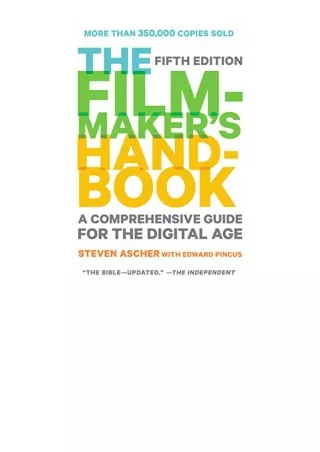 Ebook download The Filmmakers Handbook A Comprehensive Guide for the Digital Age Fifth Edition unlimited