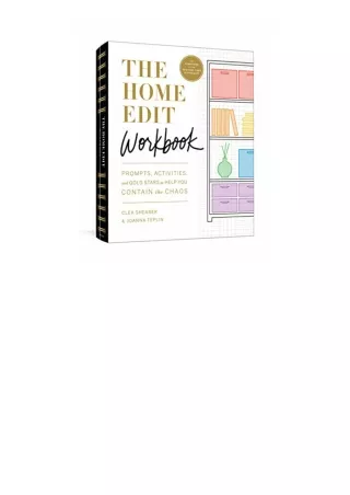Download The Home Edit Workbook Prompts Activities and Gold Stars to Help You Contain the Chaos full