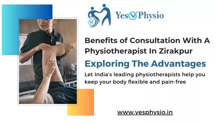 benefits of consultation with a physiotherapist
