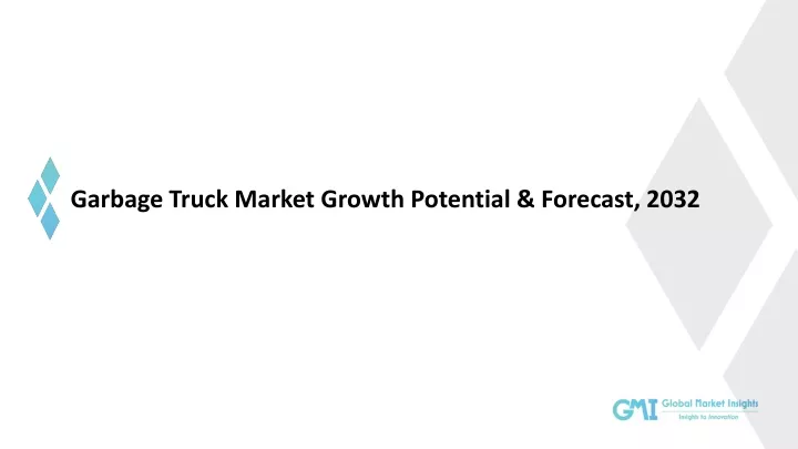 garbage truck market growth potential forecast
