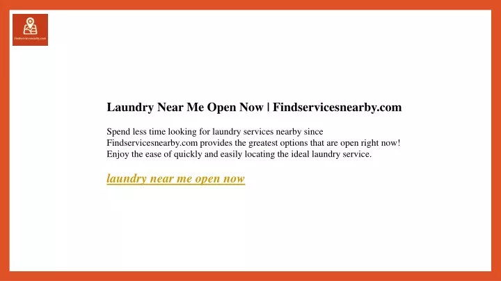 laundry near me open now findservicesnearby