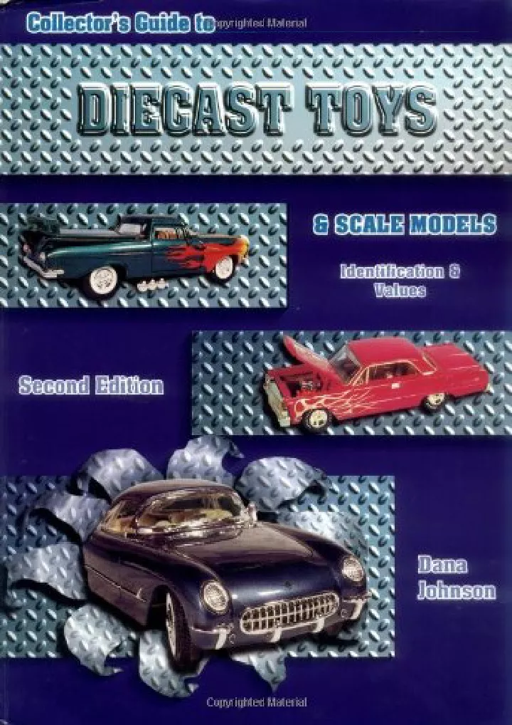 collectors guide to diecast toys and scale models