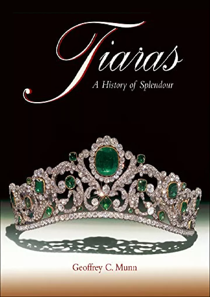 tiaras a history of splendour download pdf read