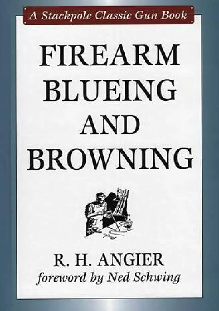 firearm blueing and browning stackpole classic