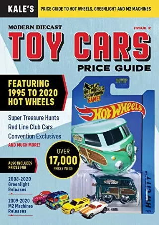 PDF Download NEW Kale's TOY CARS 2020 Hot Wheels Price Guide PLUS Greenligh
