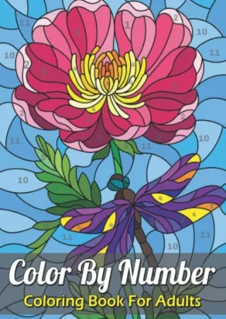 PDF BOOK DOWNLOAD Color By Number Coloring Book For Adults: Large Print Col