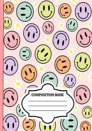 PDF Read Online Composition Notebook Wide Ruled: Cute Composition Notebooks