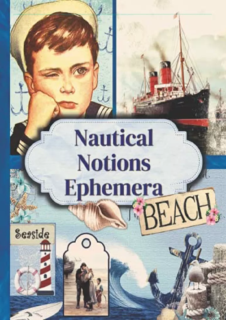 nautical notions ephemera one sided decorative