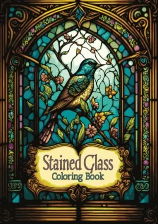 PDF BOOK DOWNLOAD Stained Glass: Coloring Book full