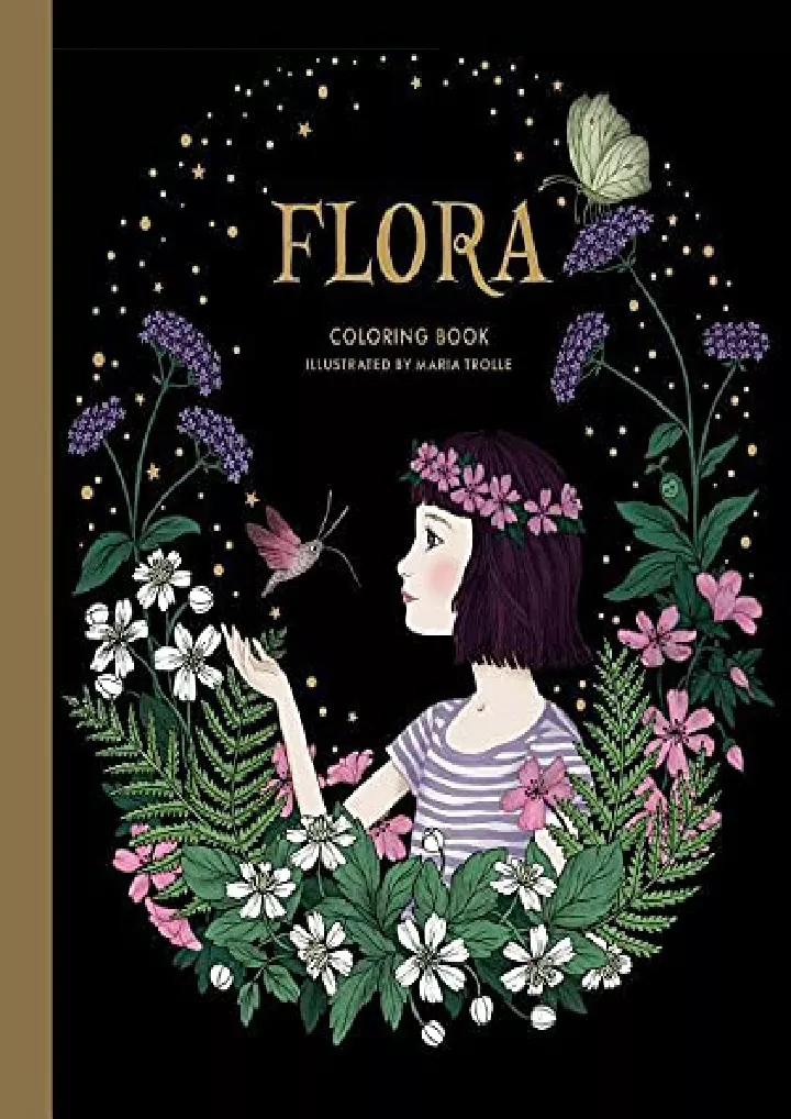 flora coloring book download pdf read flora