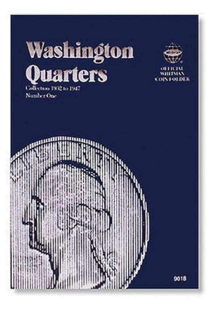 washington quarter folder 1932 1947 official
