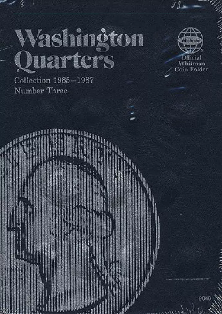 washington quarter folder 1965 1987 official