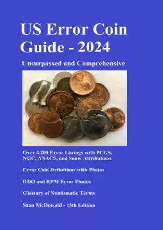 DOWNLOAD [PDF] US Error Coin Guide 2024: Unsurpassed and Comprehensive down