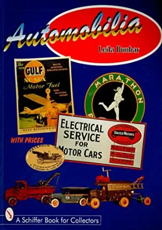 PDF KINDLE DOWNLOAD Automobilia (A Schiffer Book for Collectors) bestseller