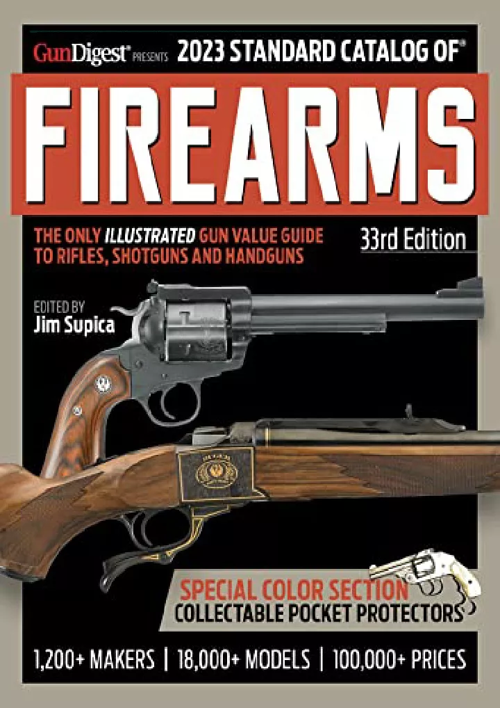 2023 standard catalog of firearms 33rd edition