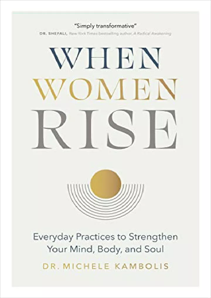 when women rise everyday practices to strengthen