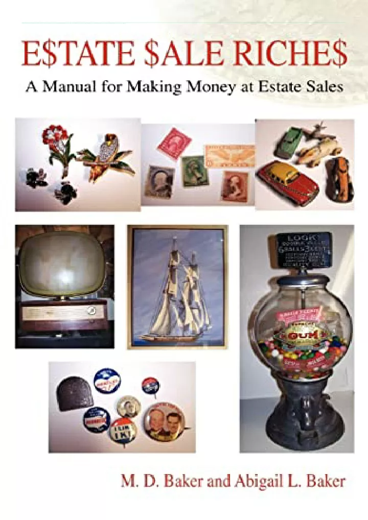 estate sale riches a manual for making money