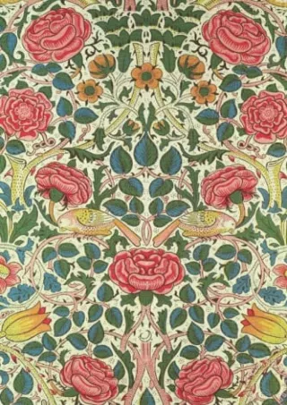 DOWNLOAD [PDF] William Morris: Rose - 6x9' Lined Notebook download