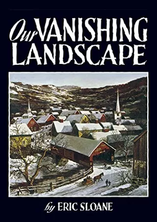 DOWNLOAD [PDF] Our Vanishing Landscape (Dover Books on Americana) ipad