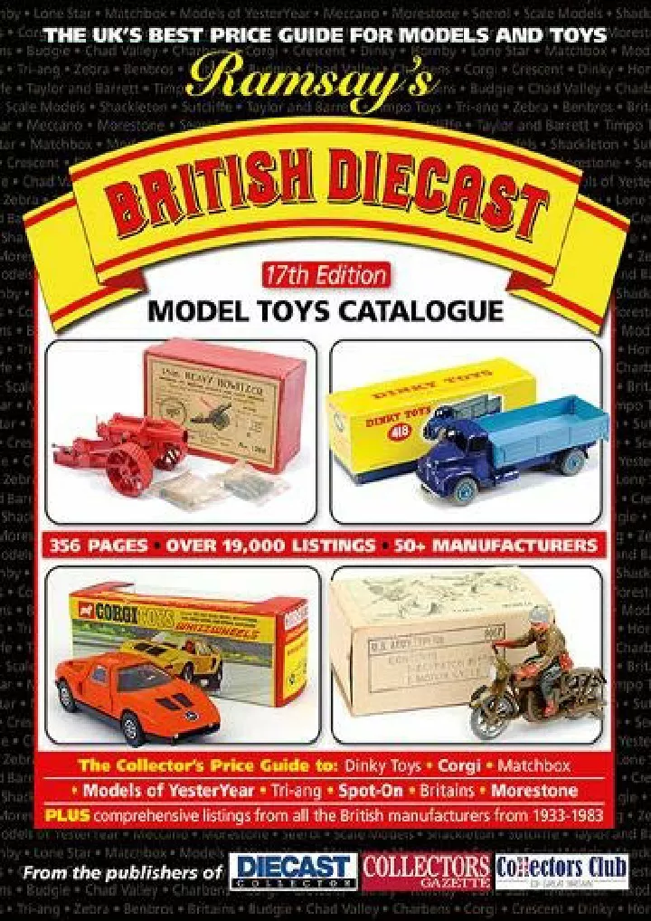 ramsay s british diecast model toys catalogue