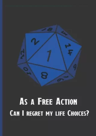 EPUB DOWNLOAD As a free action can I regret my life choices?: Dungeon and D