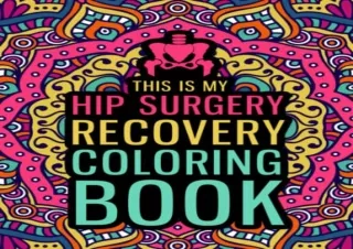 [PDF] DOWNLOAD Back Surgery Coloring Book: A Hilarious & Relatable Back Surgery