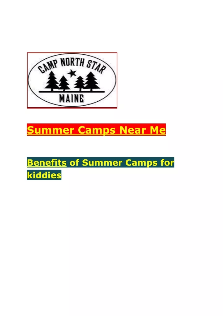 PPT Summer Camps Near Me (2) PowerPoint Presentation, free download