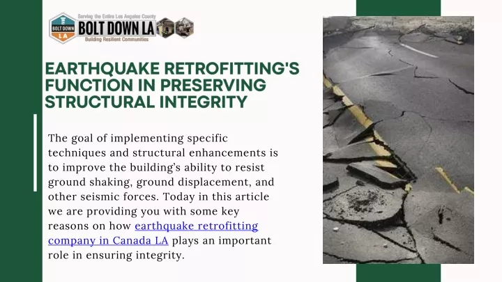 earthquake retrofitting s function in preserving