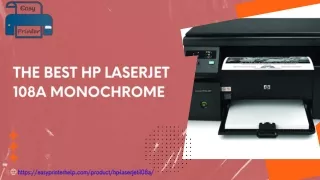 the best hp laserjet 108a monochrome