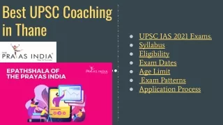 Top IAS coaching in Thane