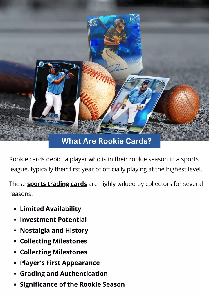what are rookie cards
