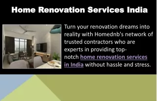 Home Remodeling Ideas India