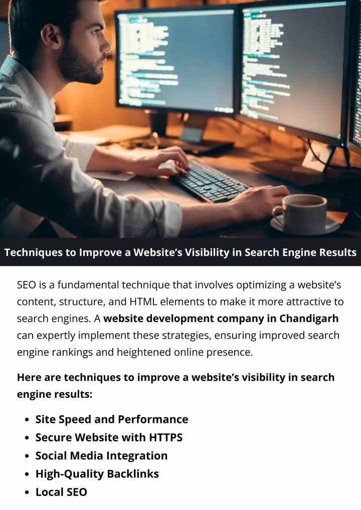 techniques to improve a website s visibility