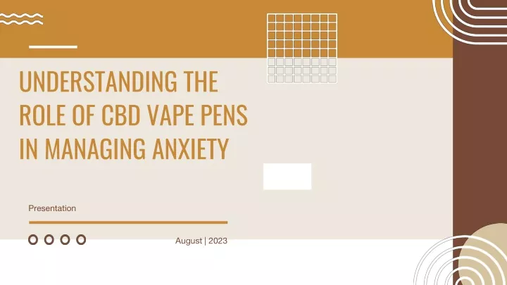 understanding the role of cbd vape pens