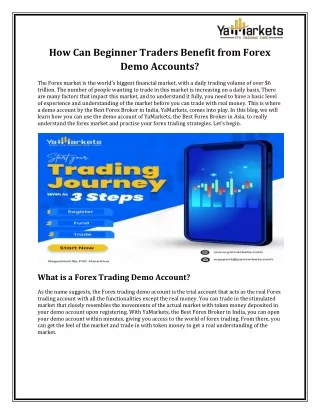 How Can Beginner Traders Benefit from Forex Demo Accounts?