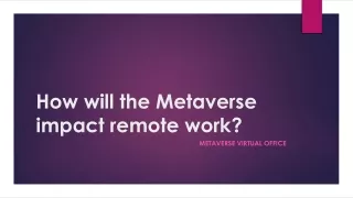 Top Metaverse Virtual Office Development Company| Virtual Working Space Solution