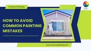 How to Avoid Common Painting Mistakes